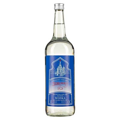 l Flasche Fjorowka, 1 Vol., Wodka, % 37,5